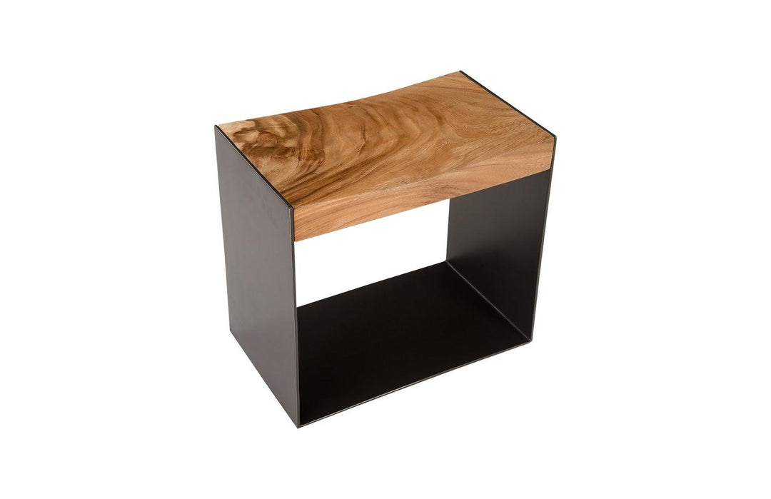 SwayLiving Iron Frame Stool, Natural OTTOMANS, POUFS, + STOOLS