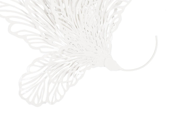 SwayLiving Butterfly Wall Art, White, LG WALL ACCENTS