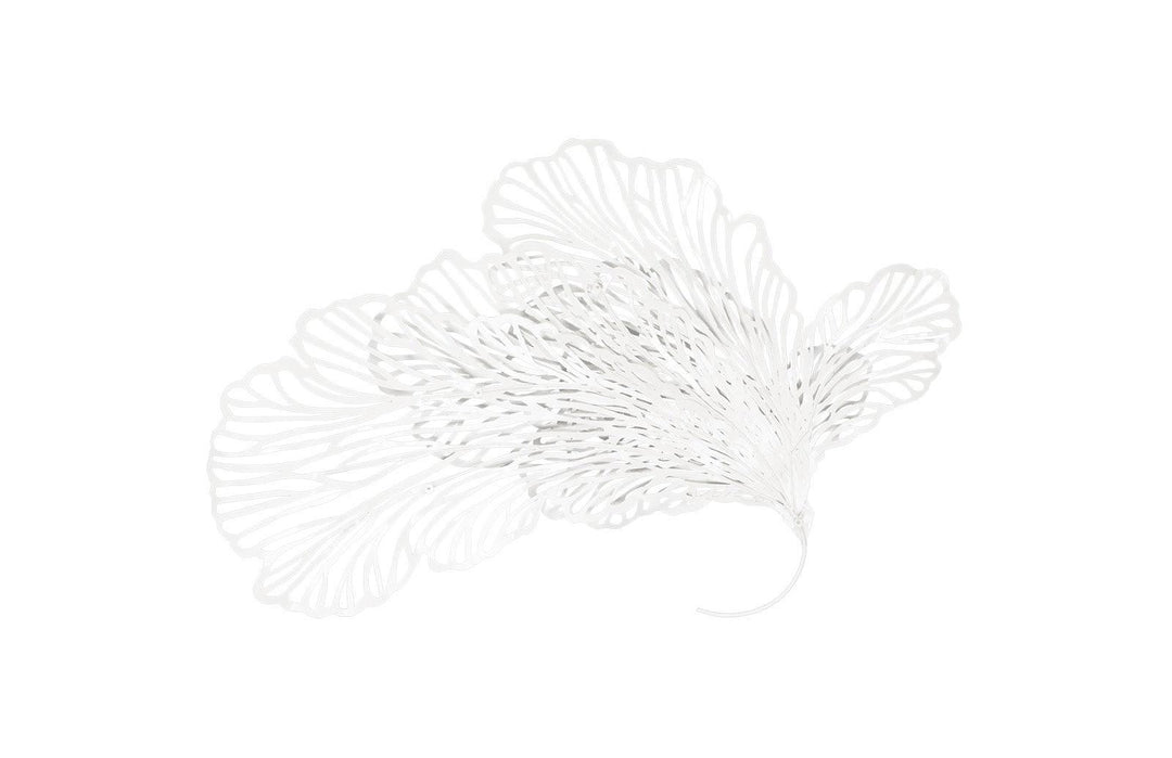 SwayLiving Butterfly Wall Art, White, LG WALL ACCENTS