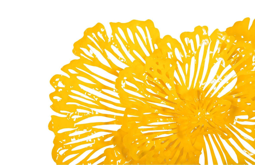 SwayLiving Flower Wall Art, Small, Dandelion, Metal WALL ACCENTS
