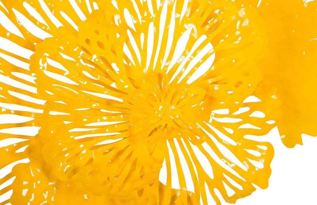 SwayLiving Flower Wall Art, Small, Dandelion, Metal WALL ACCENTS
