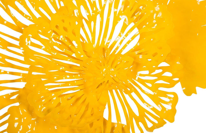 SwayLiving Flower Wall Art, Small, Dandelion, Metal WALL ACCENTS