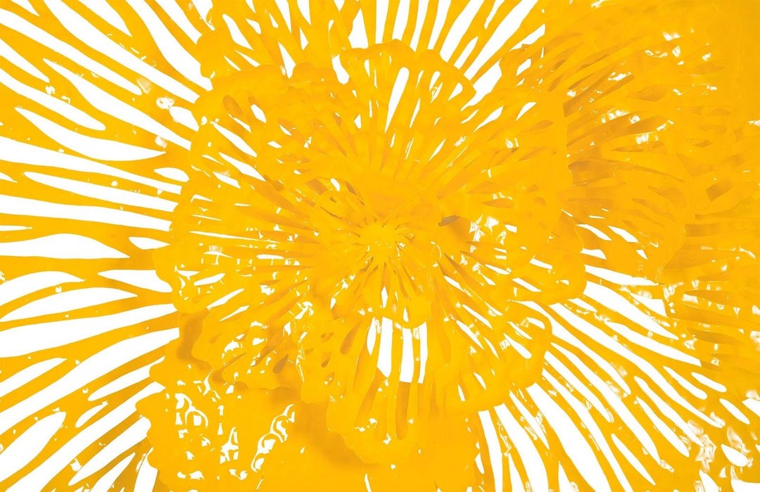 SwayLiving Flower Wall Art, Medium, Dandelion, Metal WALL ACCENTS