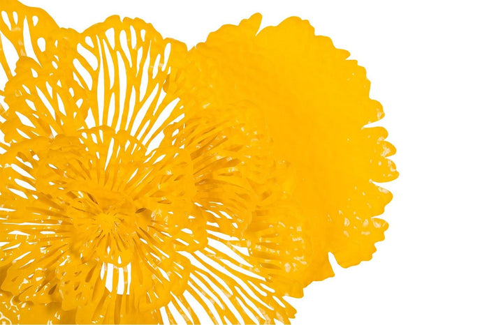 SwayLiving Flower Wall Art, Medium, Dandelion, Metal WALL ACCENTS