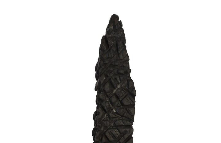 SwayLiving Post Set of 3, Metal Base, Burnt DECORATIVE OBJECTS