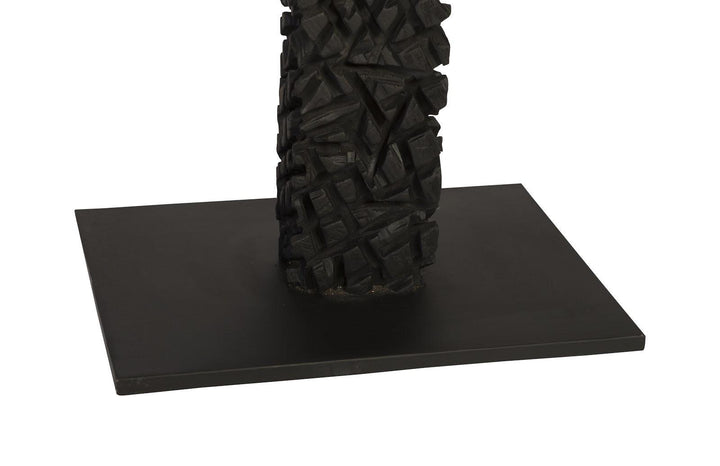 SwayLiving Post Set of 3, Metal Base, Burnt DECORATIVE OBJECTS