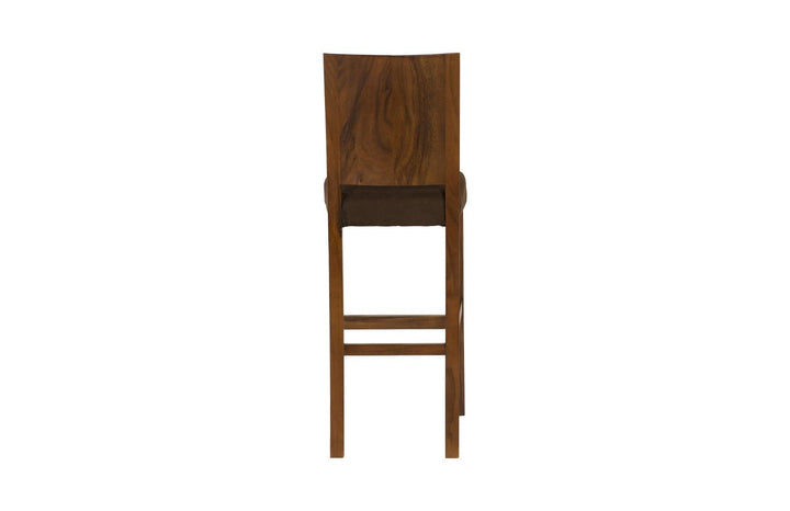 SwayLiving Ophelia Bar Stool, Chamcha Wood, Perfect Brown BAR STOOLS + COUNTER STOOLS