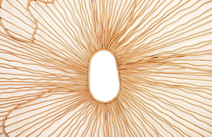 SwayLiving Poppy Flower Wall Art, Copper, LG WALL ACCENTS