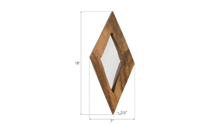 SwayLiving Diamond Mirror, SM, Natural WALL MIRRORS