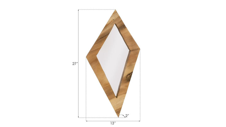 SwayLiving Diamond Mirror, LG, Natural WALL MIRRORS