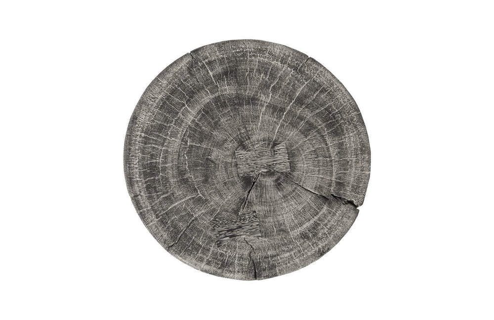 SwayLiving Curved Wood Stool, Thin, Gray Stone OTTOMANS, POUFS, + STOOLS