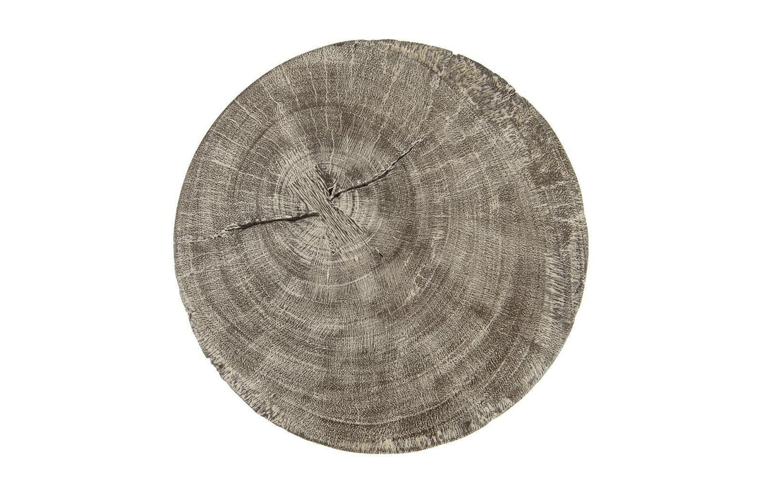 SwayLiving Curved Wood Stool, Thick , Gray Stone, Gray Stone OTTOMANS, POUFS, + STOOLS