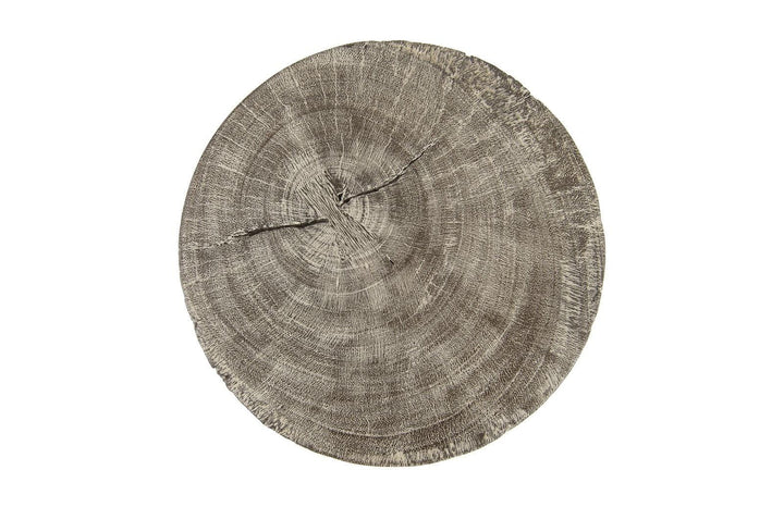 SwayLiving Curved Wood Stool, Thick , Gray Stone, Gray Stone OTTOMANS, POUFS, + STOOLS