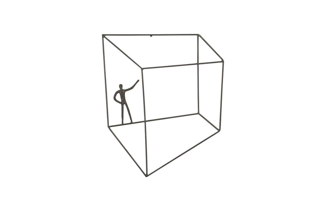 SwayLiving Perspective Wall Art, Square, Standing Arm Up WALL ACCENTS
