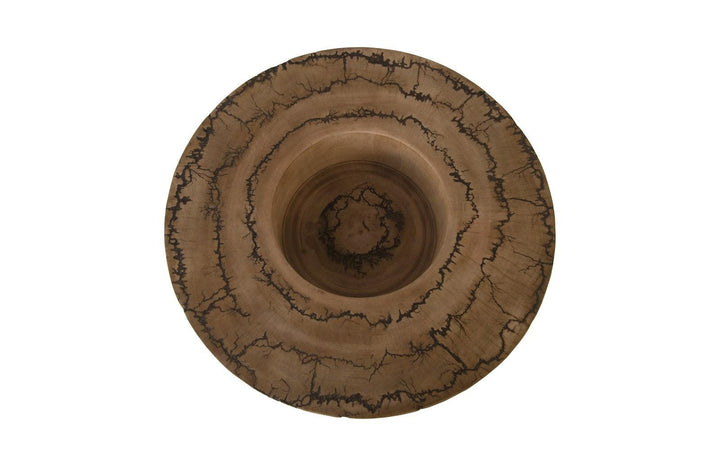 SwayLiving Lightning Bowl, Mango Wood DECORATIVE TRAYS, PLATES, + BOWLS