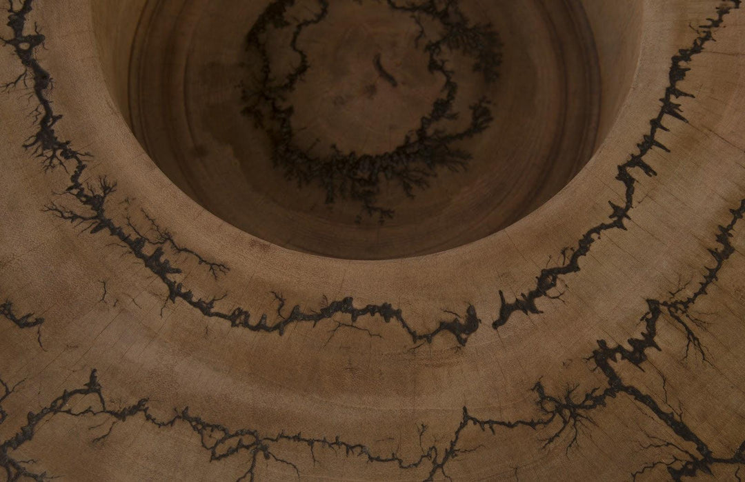 SwayLiving Lightning Bowl, Mango Wood DECORATIVE TRAYS, PLATES, + BOWLS