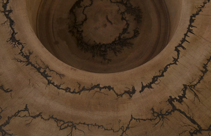 SwayLiving Lightning Bowl, Mango Wood DECORATIVE TRAYS, PLATES, + BOWLS