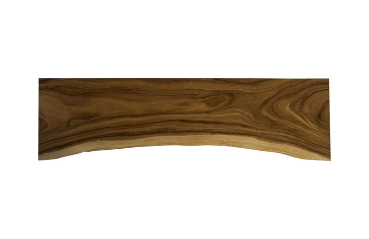 SwayLiving Waterfall Counter Table, Natural CONSOLE TABLES