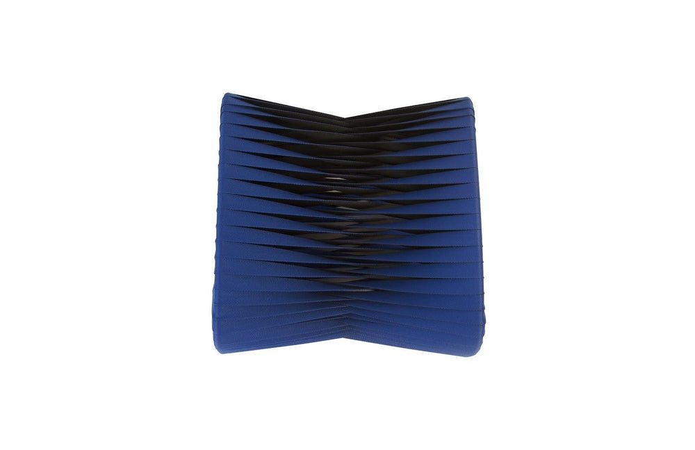 SwayLiving Seat Belt Ottoman, Blue/Black OTTOMANS, POUFS, + STOOLS