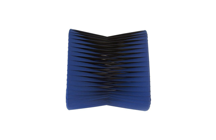 SwayLiving Seat Belt Ottoman, Blue/Black OTTOMANS, POUFS, + STOOLS