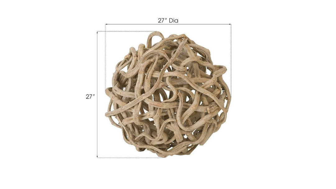 SwayLiving Vine Ball, 27" Diameter DECORATIVE OBJECTS