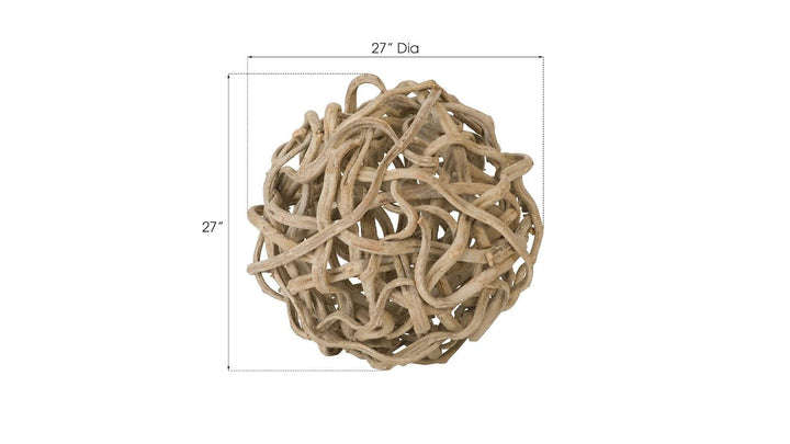 SwayLiving Vine Ball, 27" Diameter DECORATIVE OBJECTS