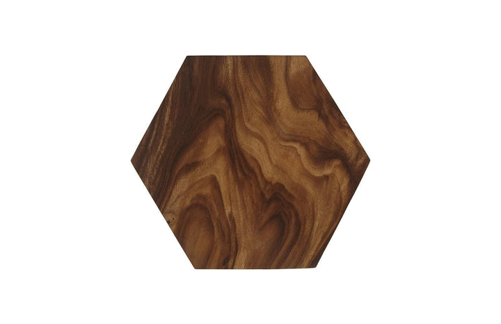 SwayLiving Honeycomb Side Table, Chamcha Wood, LG ACCENT TABLES