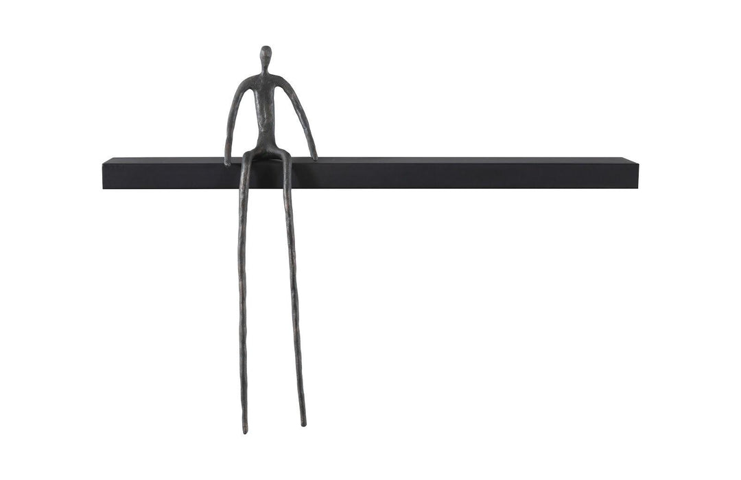 SwayLiving Moveable Man on Shelf, Sitting, A WALL ACCENTS