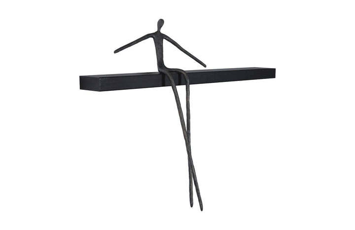 SwayLiving Moveable Man on Shelf, Sitting, C WALL ACCENTS