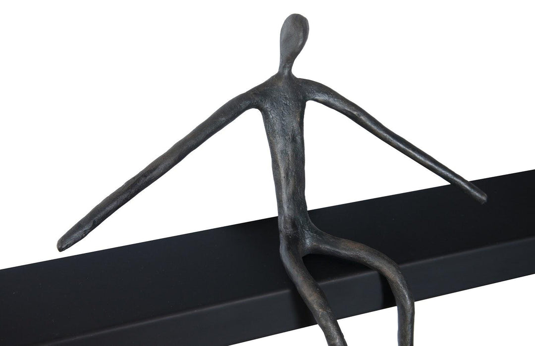 SwayLiving Moveable Man on Shelf, Sitting, C WALL ACCENTS