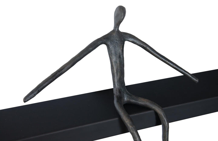 SwayLiving Moveable Man on Shelf, Sitting, C WALL ACCENTS