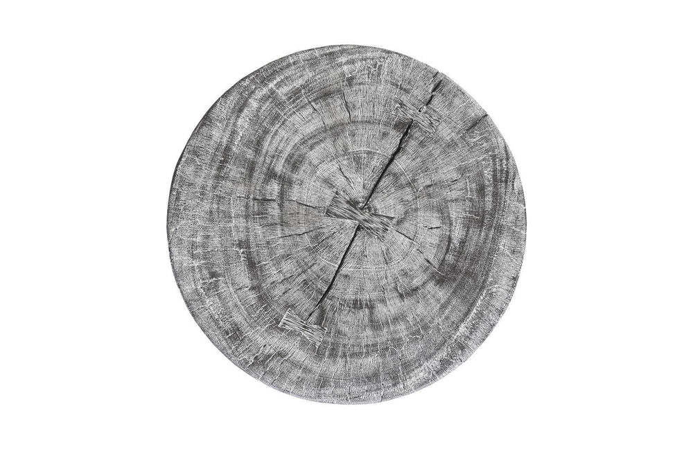 SwayLiving Hour Glass Side Table, Gray Stone ACCENT TABLES