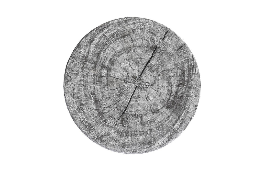 SwayLiving Hour Glass Side Table, Gray Stone ACCENT TABLES