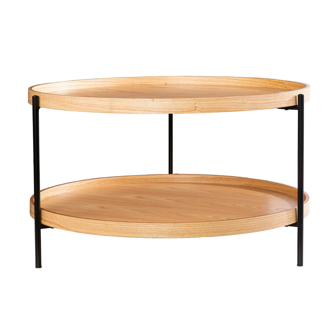 SwayLiving Verlington Round Cocktail Table - Natural COFFEE TABLES