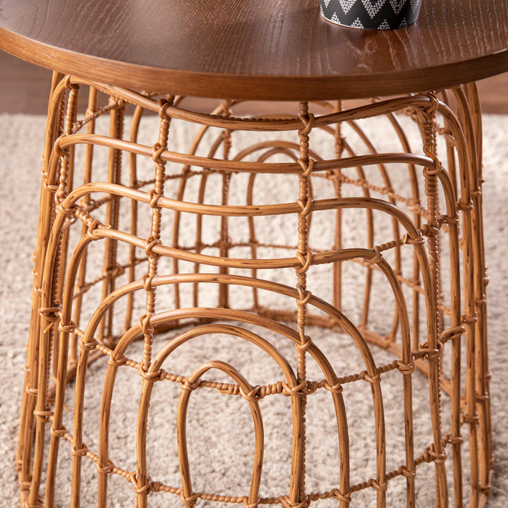 SwayLiving Weaverdon Round Accent Table ACCENT TABLES