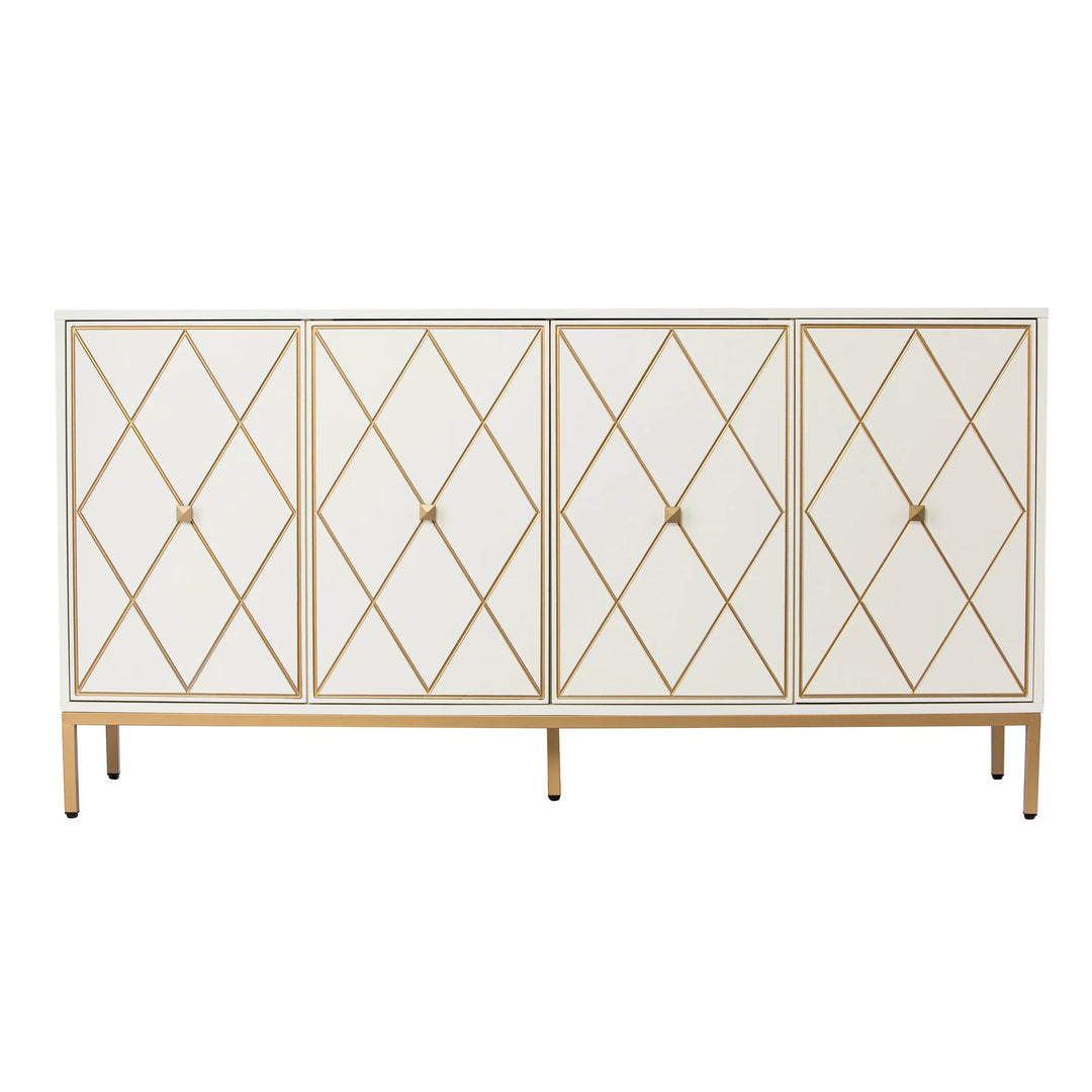 SwayLiving Marradi Sideboard Cabinet w/ Storage - Cream SIDEBOARDS + CREDENZAS