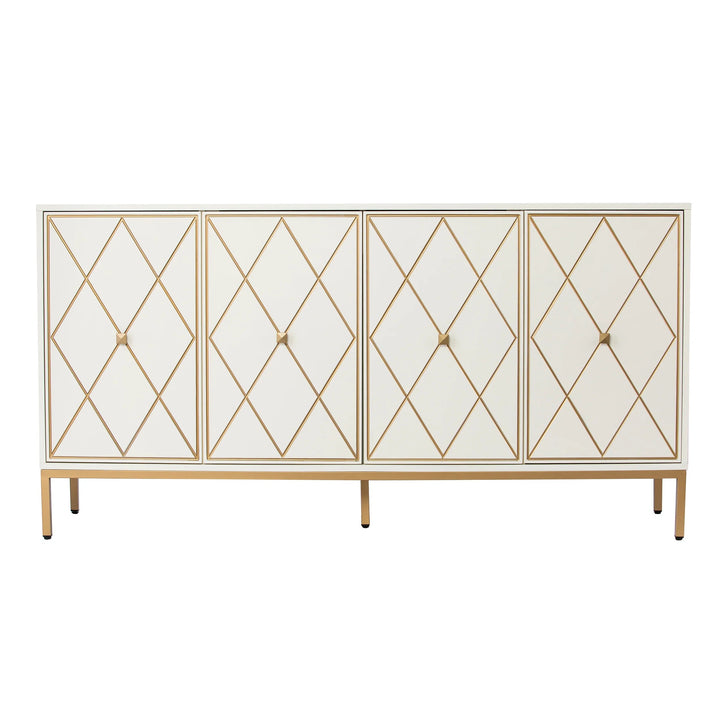 SwayLiving Marradi Sideboard Cabinet w/ Storage - Cream SIDEBOARDS + CREDENZAS