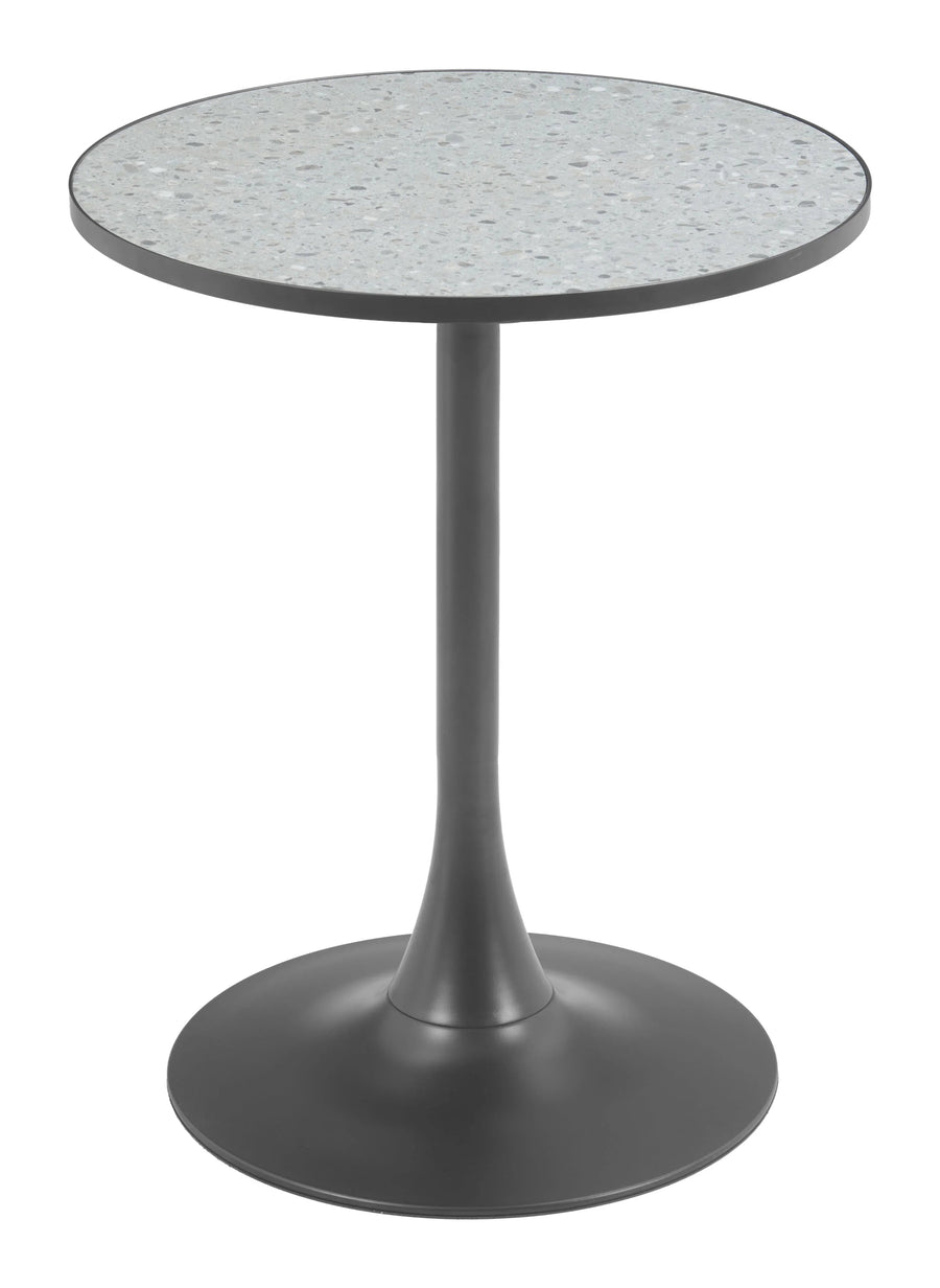 SwayLiving Bite Bistro Table Gray & Black DINING TABLES