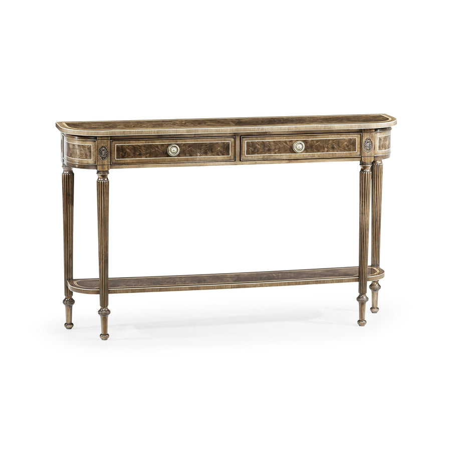 SwayLiving Regency Bleached Mahogany Console Table CONSOLE TABLES