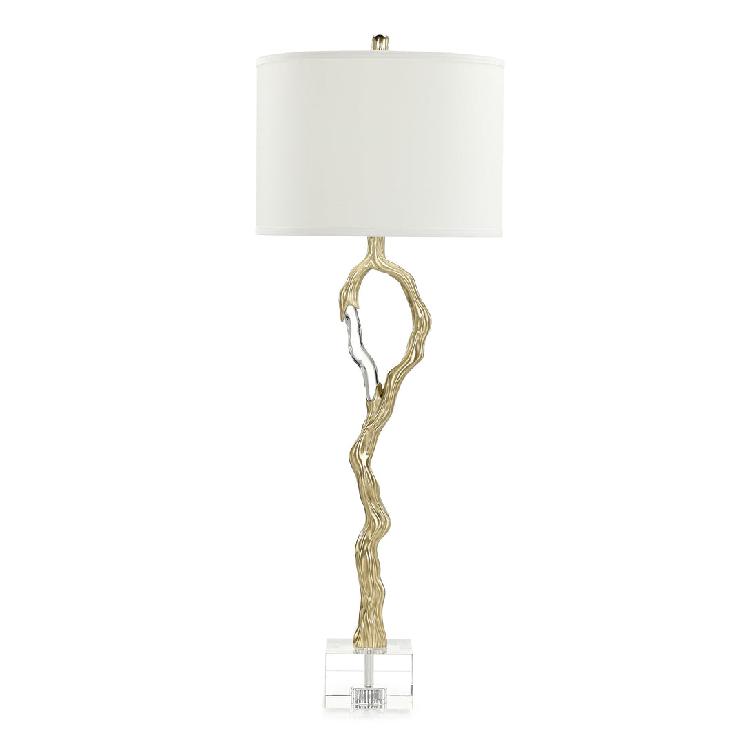 Metallic Ice Buffet Lamp, Brass