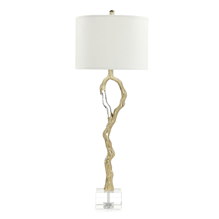 Metallic Ice Buffet Lamp, Brass