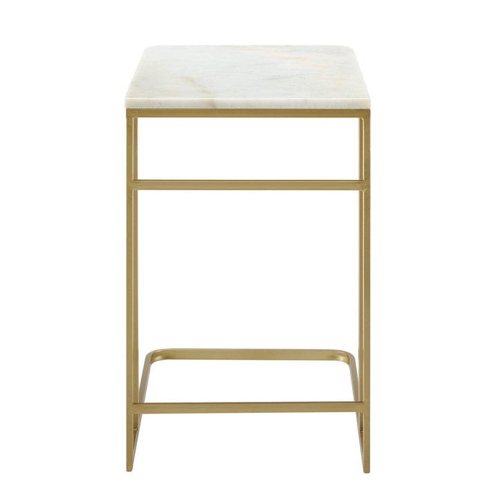SwayLiving Fallon Marble C-Table ACCENT TABLES