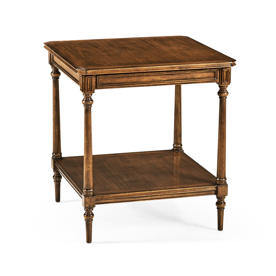 SwayLiving Casual Accents Victorian Style Walnut Side Table ACCENT TABLES