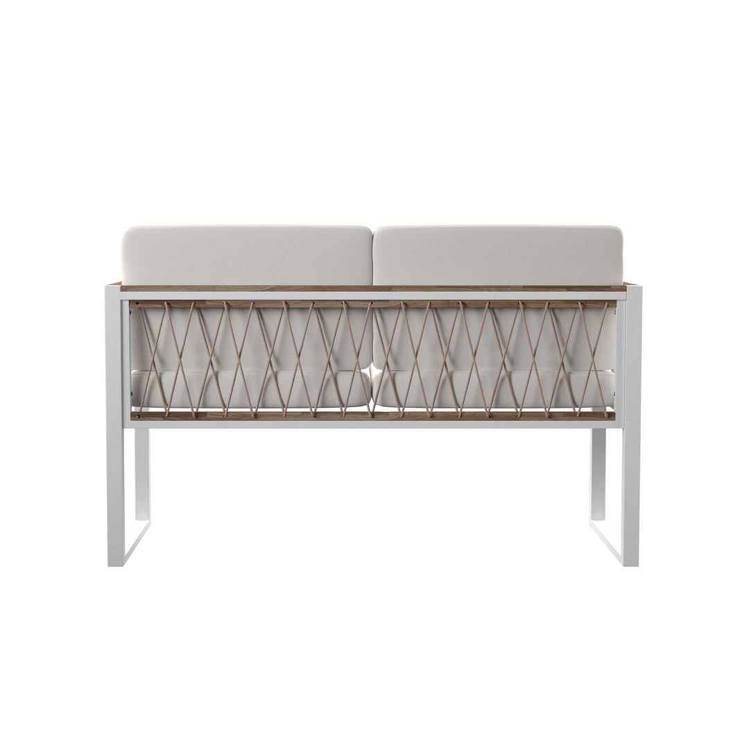 SwayLiving Wallmond Cushioned Outdoor Loveseat/Settee OUTDOOR CHAISE LOUNGES