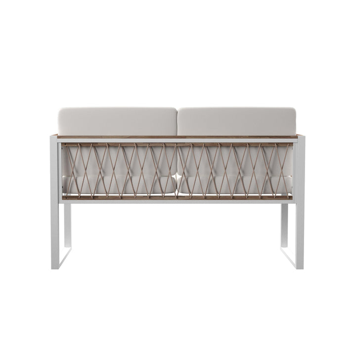 SwayLiving Wallmond Cushioned Outdoor Loveseat/Settee OUTDOOR CHAISE LOUNGES