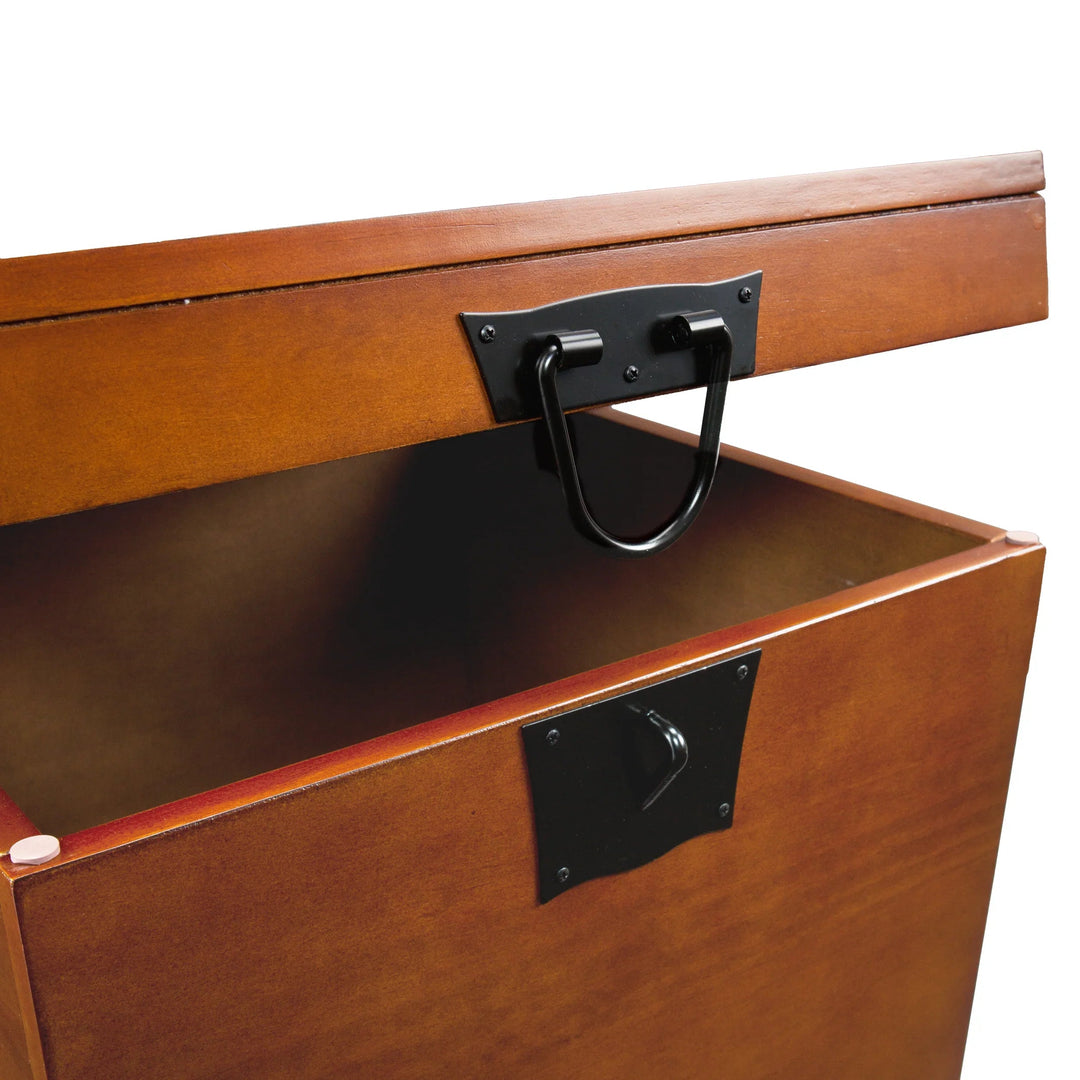 SwayLiving Pyramid Lift-Top Trunk End Table – Mission Oak ACCENT TABLES