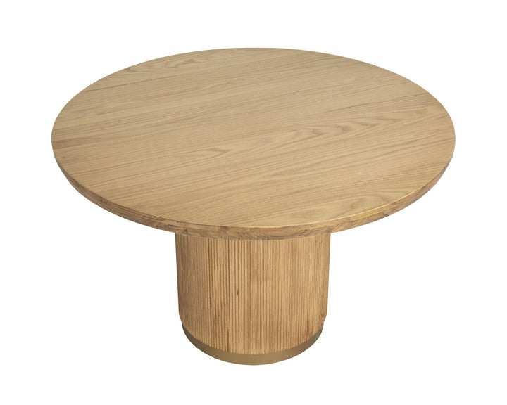 Round - Rustic Oak - 48"