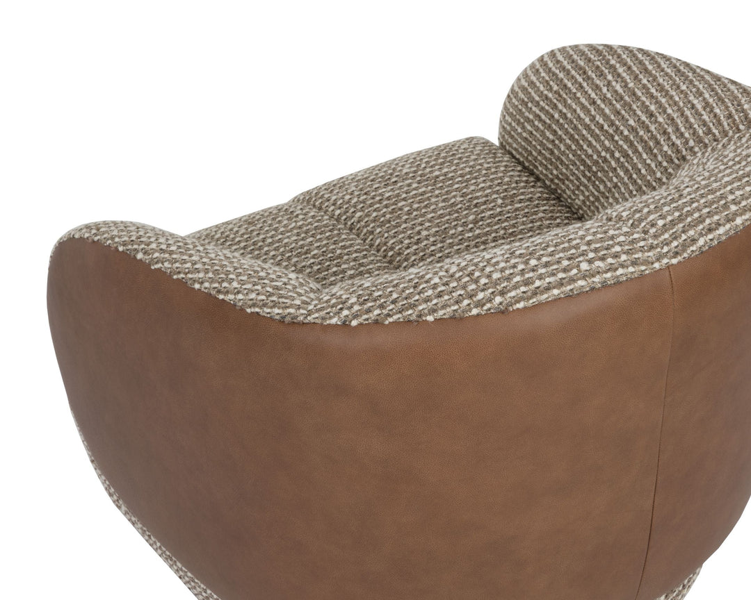 Torched Meringue / Cognac Leather