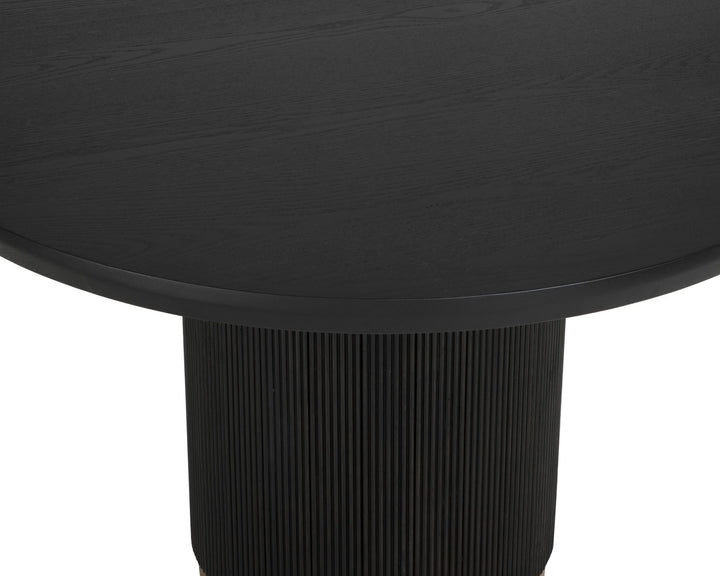 Round - Charcoal - 48"