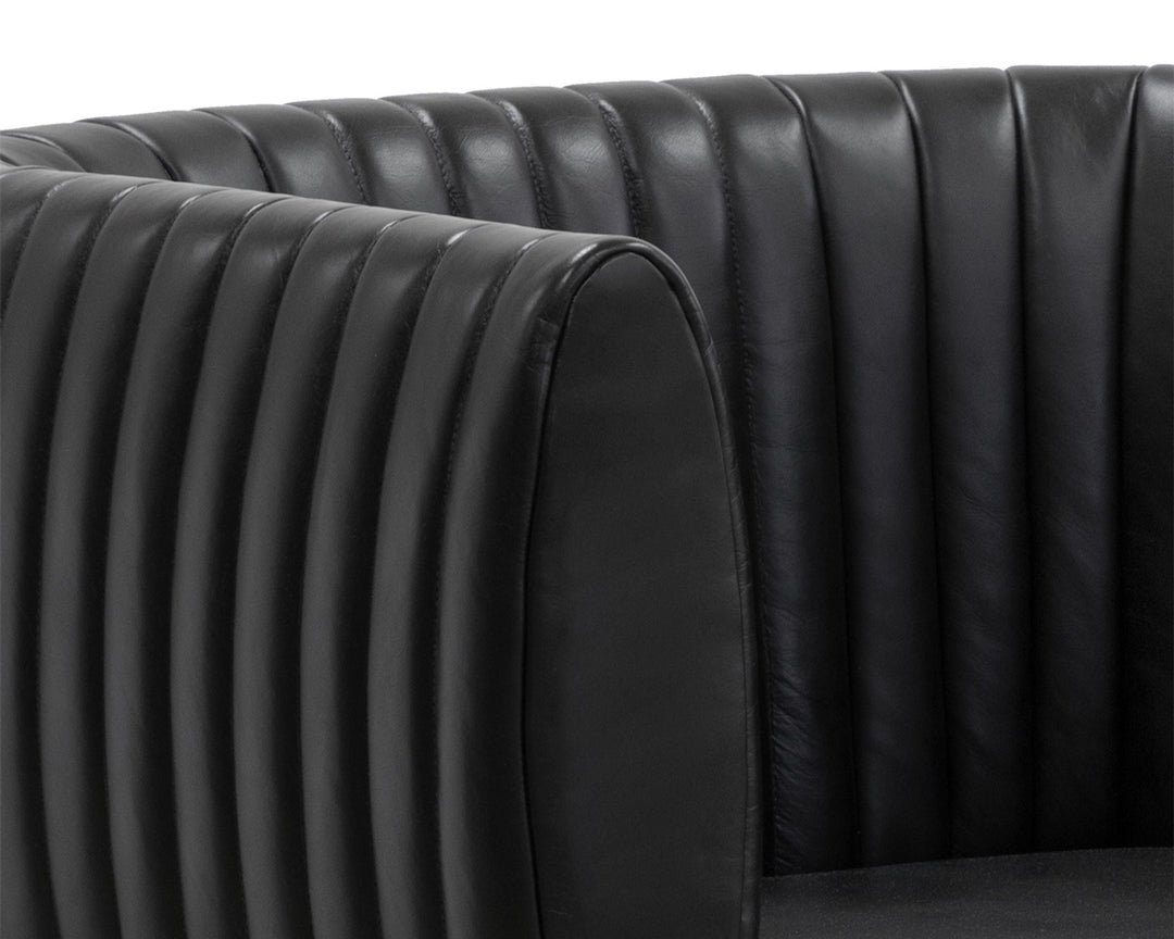 Vintage Black Night Leather